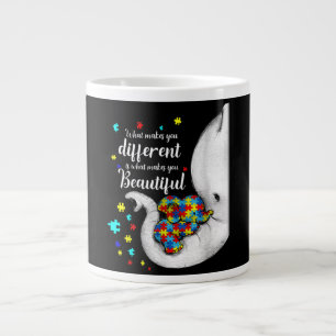 Was einen von Elefanten-Autismus unterscheidet Jumbo-Tasse