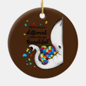 Was einen von Elefanten-Autismus unterscheidet Keramik Ornament (Hinten)