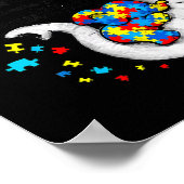 Was einen von Elefanten-Autismus unterscheidet Poster (Ecke)