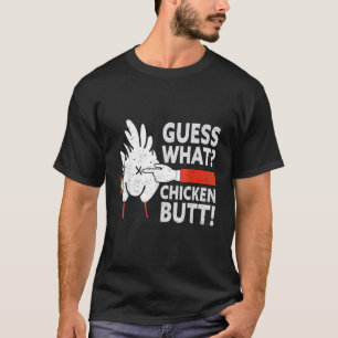 Was errätst du Hühner Hintern Spaß macht Witze Far T-Shirt