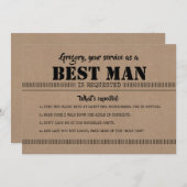 Was erwartet wird - Vorschlag für einen lustigen T Einladung (Vorne/Hinten)