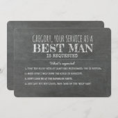 Was erwartet wird - Vorschlag für einen lustigen T Einladung (Vorne/Hinten)