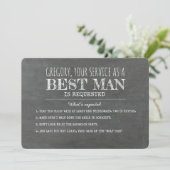 Was erwartet wird - Vorschlag für einen lustigen T Einladung (Stehend Vorderseite)