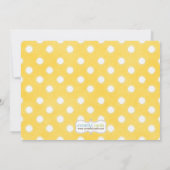 Was es Bienen-Geschlecht Party Einladung aufdeckt (Rückseite)