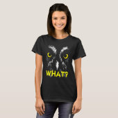 "WAS? "Eulen-Porträt T-Shirt (Vorne ganz)