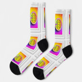 WAS Eyeglasses Premium Nachhaltige Quarzsocken Socken (Linkes Detail)