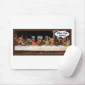 Was, Fisch wieder? - Funny Last Supper Holiday Mah Mousepad (Mit Mouse)