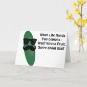 Was Frisches für deine Nase Karte (Gelbe Blume)