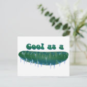 Was Frisches für deine Nase Postkarte (Stehend Vorderseite)