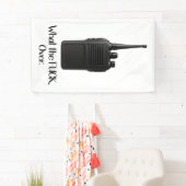 Was Fu*k über das lustige Walkie Talkie Icon Banner (Insitu)