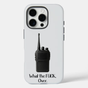 Was Fu*k über das lustige Walkie Talkie Icon iPhone 16 Pro Hülle