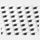 Was Fu*k über das lustige Walkie Talkie Icon Fleecedecke (Vorderseite (Horizontal))