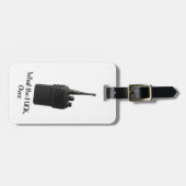 Was Fu*k über das lustige Walkie Talkie Icon Gepäckanhänger (Vorderseite horizontal)