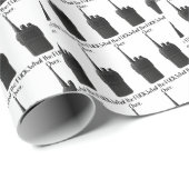 Was Fu*k über das lustige Walkie Talkie Icon Geschenkpapier (Rolleneckpunkt)