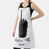 Was Fu*k über das lustige Walkie Talkie Icon Schürze (InSitu)