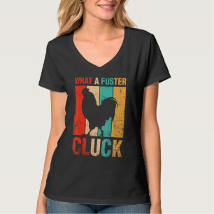 Was für ein aufgeregter Hühnerfarmer Bauernhof Huh T-Shirt