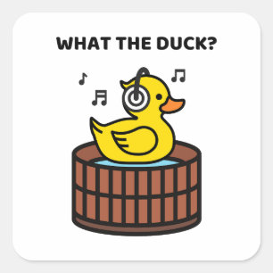 Was für ein Aufkleber für die Ente?