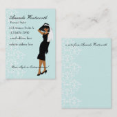 Was für ein außergewöhnlicher Hut! Visitenkarte (Vorne/Hinten)