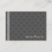 Was für ein außergewöhnlicher Hut! Visitenkarte (Rückseite)