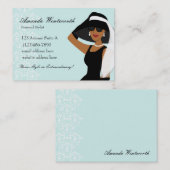 Was für ein außergewöhnlicher Hut! Visitenkarte (Vorne/Hinten)