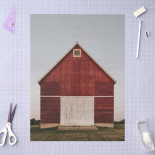 Was für ein Bild perfekt Red Barn! Seidenpapier