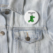 Was für ein Cartoon des Croc Funny Alligator Button (Beispiel)