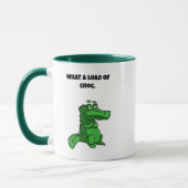 Was für ein Cartoon des Croc Funny Alligator Tasse (Links)