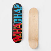 WAS FÜR EIN CHA? JMT 7 3/4" Skateboarddecke Skateboard (Vorderseite)