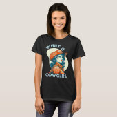 Was für ein Cowgirl Vintager Flair T-Shirt (Vorne ganz)