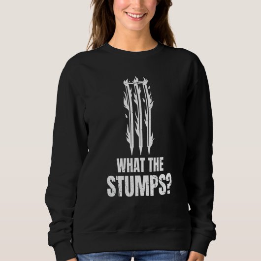 Was für ein Cricket-Player bleibt Sweatshirt (Vorderseite)