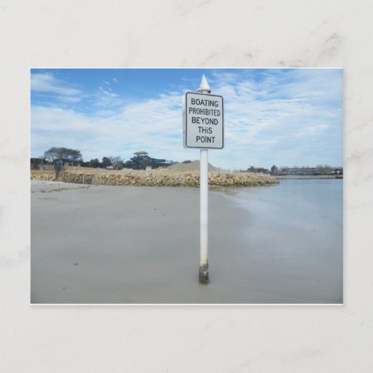 Was für ein dummes Zeichen Postkarte (Vorderseite)