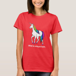 WAS FÜR EIN EINZIGARTIGES HORN - WEISS -.png T-Shirt