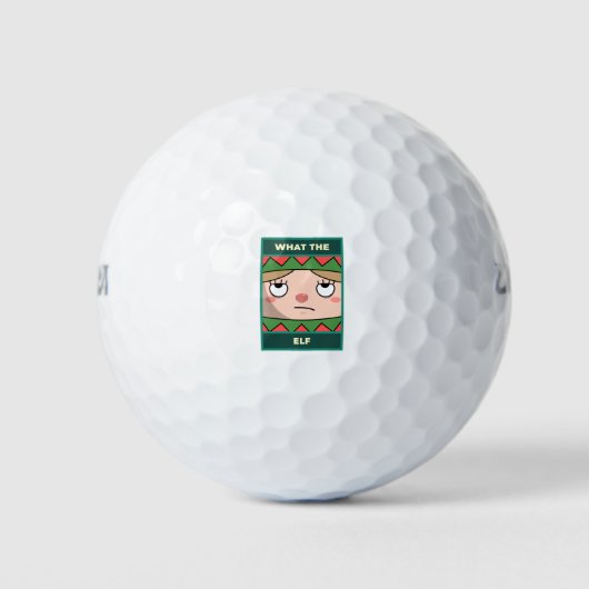 Was für ein Elf Golfball (Vorderseite)