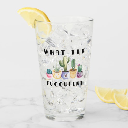 Was für ein Erfolg Glas (Vorderseite Ice)