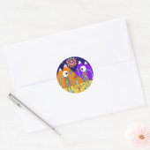 Was für ein farbenfroher World Sticker (Circle) (Umschlag)