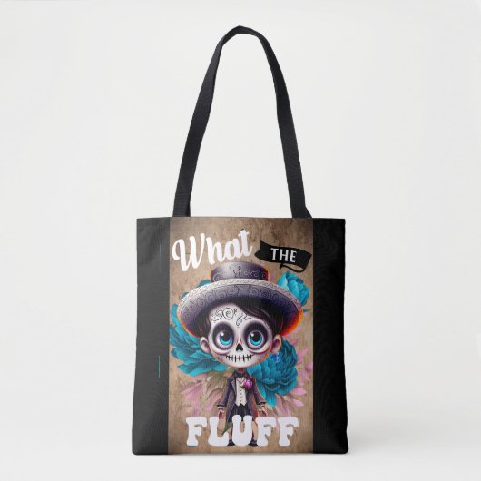 Was für ein Fluff Sugar Skull Tasche (Vorderseite)