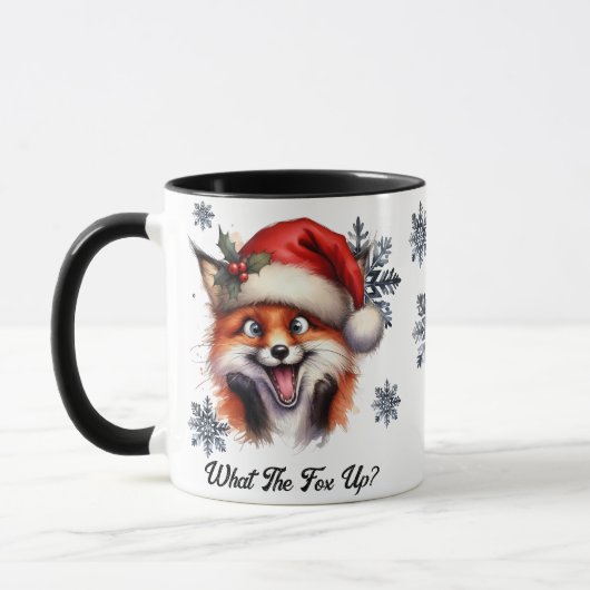 Was für ein Fuchs Weihnachts-Tasse Tasse (Links)