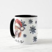 Was für ein Fuchs Weihnachts-Tasse Tasse (Vorderseite Links)