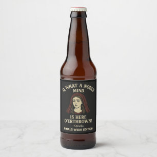Was für ein Geist ist gestürzt Bierflaschenetikett