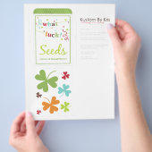 Was für ein Glück! Saatpackung Flyer (Hand)