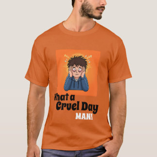 Was für ein grausamer Tag, Mann! Lustiger gestress T-Shirt