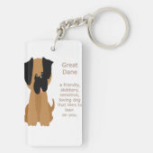 Was für ein großes Ding ist Fun Dog Zitat Schlüsselanhänger (Rückseite)