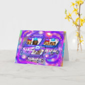 Was für ein Haufen großer Babys Karte (Gelbe Blume)