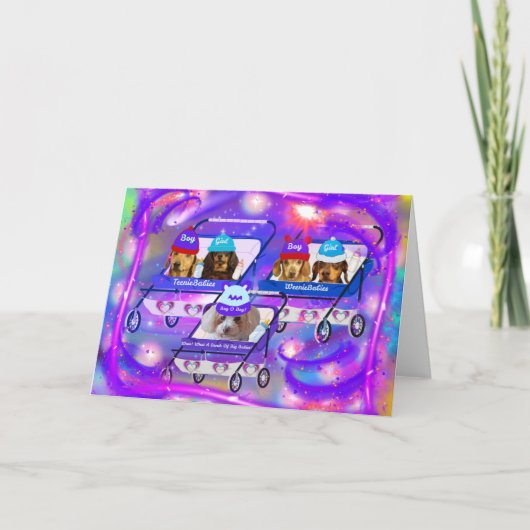 Was für ein Haufen großer Babys Karte (Vorderseite)