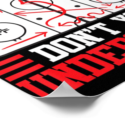 Was für ein Hockey-Teil versteht ihr nicht Hocke? Poster (Ecke)