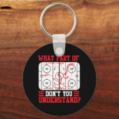 Was für ein Hockey-Teil versteht ihr nicht Hocke? Schlüsselanhänger (Vorderseite)