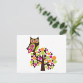 Was für ein Hoot! Postkarte (Stehend Vorderseite)