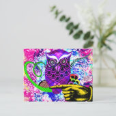 Was für ein Hoot Postkarte (Stehend Vorderseite)