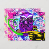 Was für ein Hoot Postkarte (Vorne/Hinten)