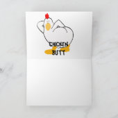 Was für ein Hühnerfisch? Karte (Innenseite)